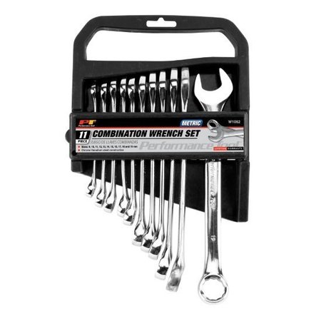 PERFORMANCE TOOL 11-Pc Full Polish Mm Wrench Set, W1062 W1062